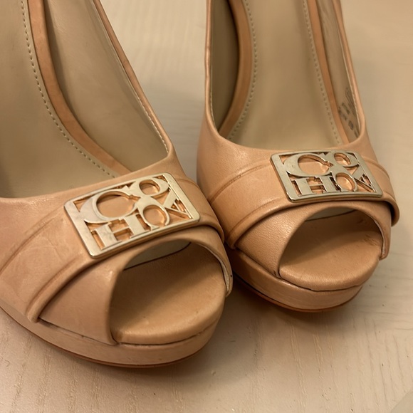 Coach Shoes - Coach Leather Heels
